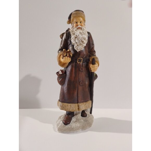 Tree Top Nursery Figurine Santa With Cane &  Package - Picture 9 of 16